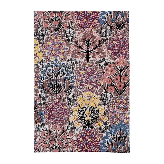 Almedahls Botanic Garden Geschirrtuch 47 x 70 cm Rosa-Braun