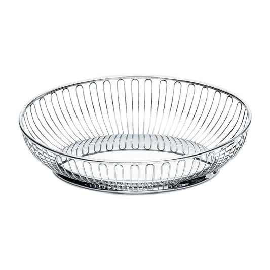 Alessi Alessi Gitterkorb oval 20 x 28 cm Edelstahl