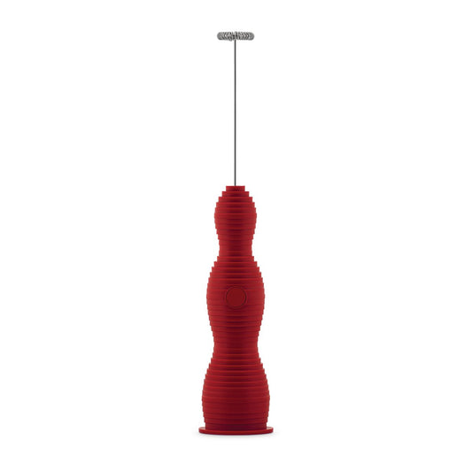 Alessi Pulcina Milchaufschäumer 27,5 cm Rot