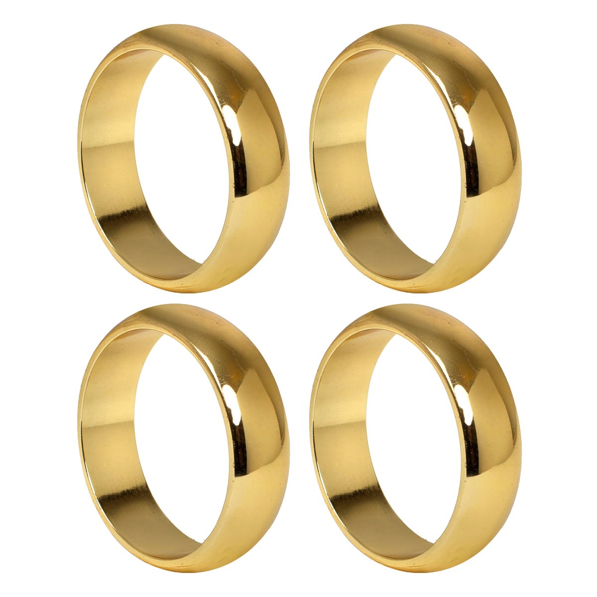 Himla Monaco Serviettenring Ø 4 cm 4er-Pack Brass