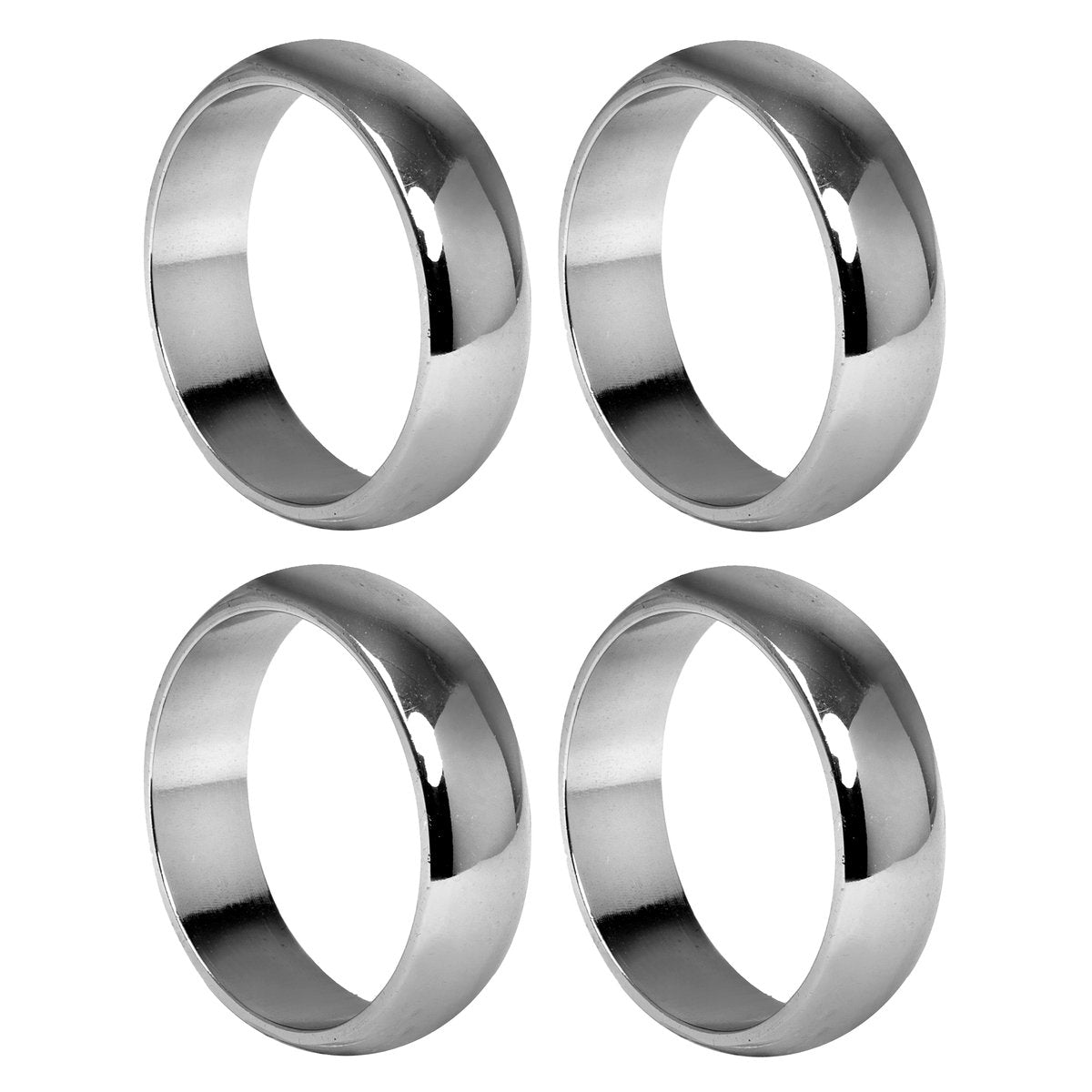 Himla Monaco Serviettenring Ø 4 cm 4er-Pack Silver