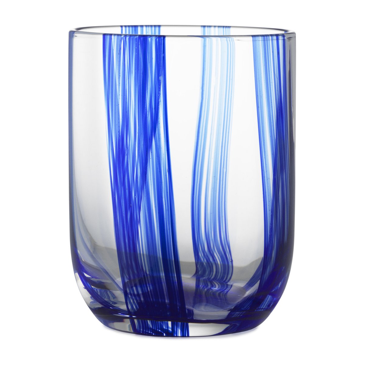 Normann Copenhagen Stripe Glas 39 cl Blue Stripes