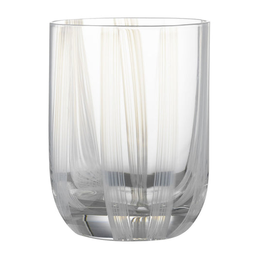 Normann Copenhagen Stripe Glas 39 cl White Stripes