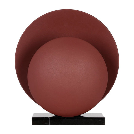 Globen Lighting Orbit Tischleuchte Maroon-black