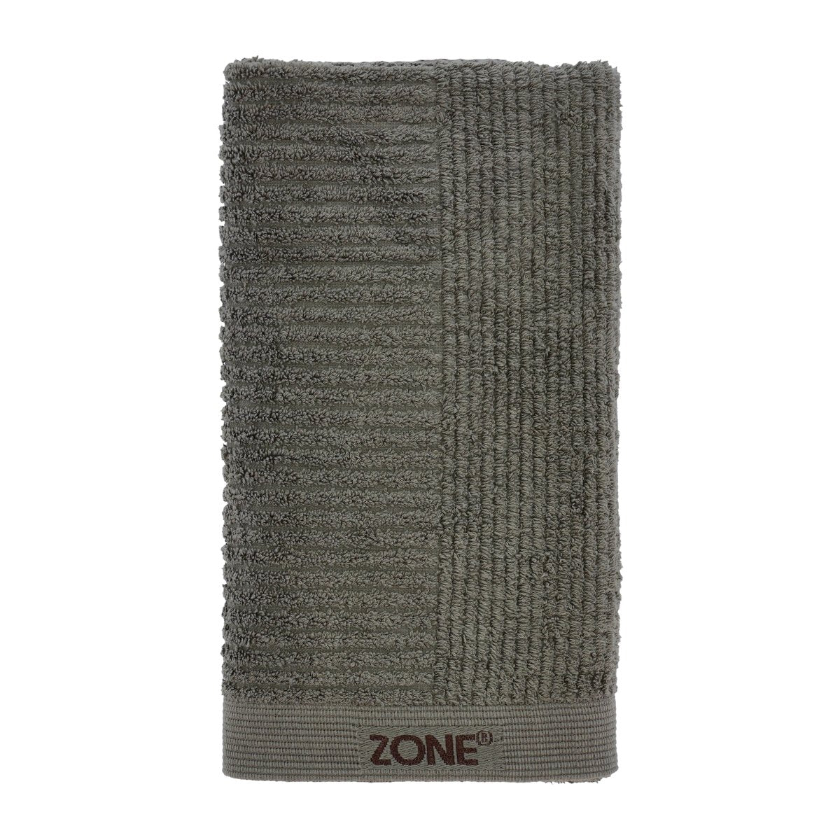 Zone Denmark Classic Handtuch 50 x 100cm Olive green