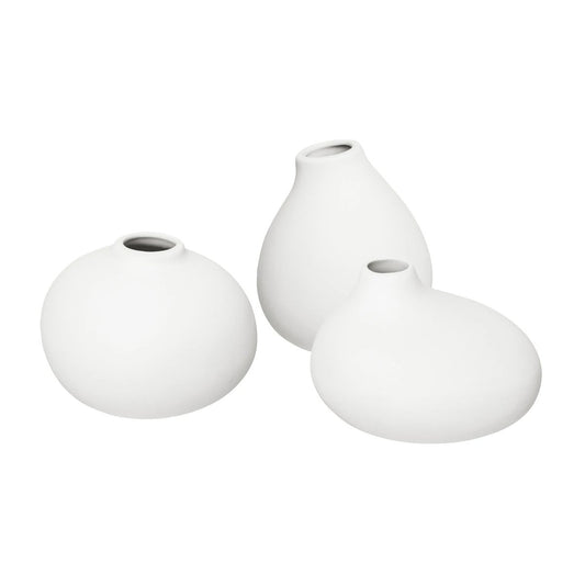 blomus Nona Vase 3er Pack White