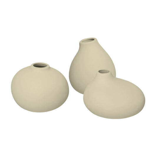 blomus Nona Vase 3er Pack Vanilla