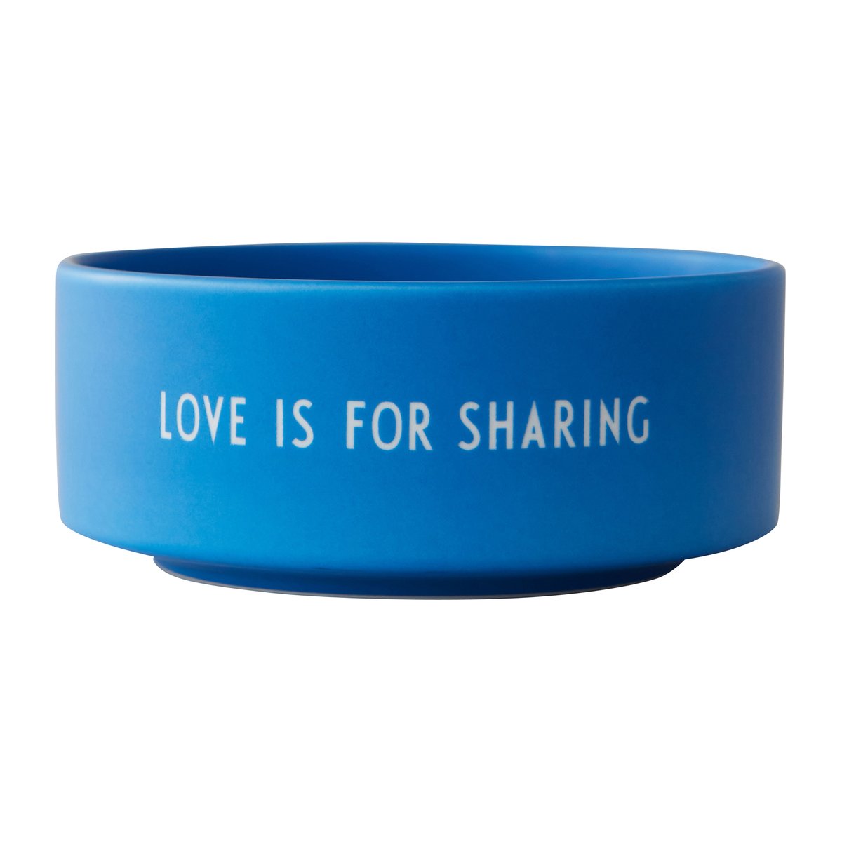 Design Letters Design Letters Snack-Schale Ø12 cm Love-cobalt blue