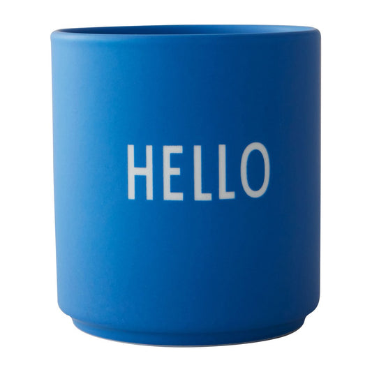 Design Letters Design Letters Lieblingsbecher 25cl Hello-cobalt blue