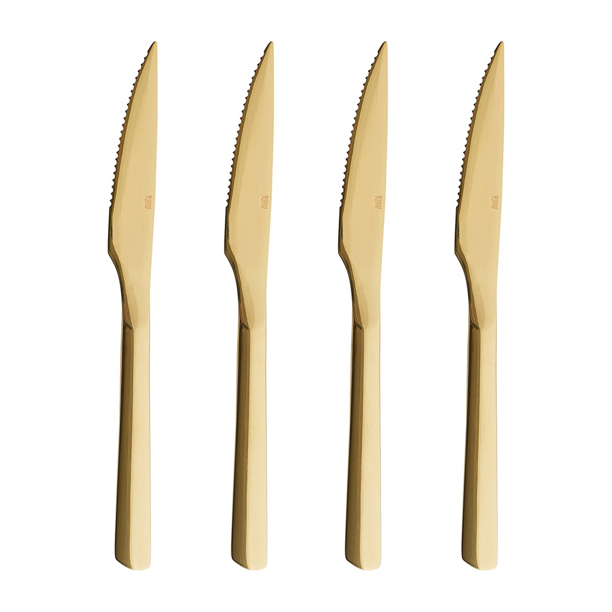 Aida Raw Steakmesser 4er Pack Gold