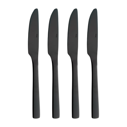 Aida Raw Messer 4er Pack Schwarz