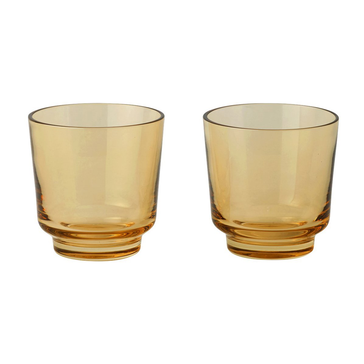 Muuto Raise Glas 20cl 2er Pack Burnt orange