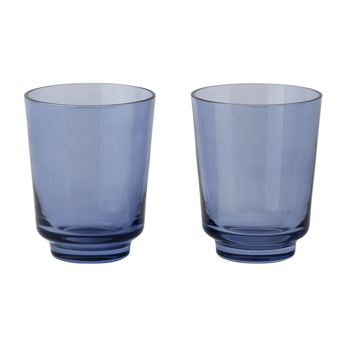 Muuto Raise Glas 30cl 2er Pack Dark blue