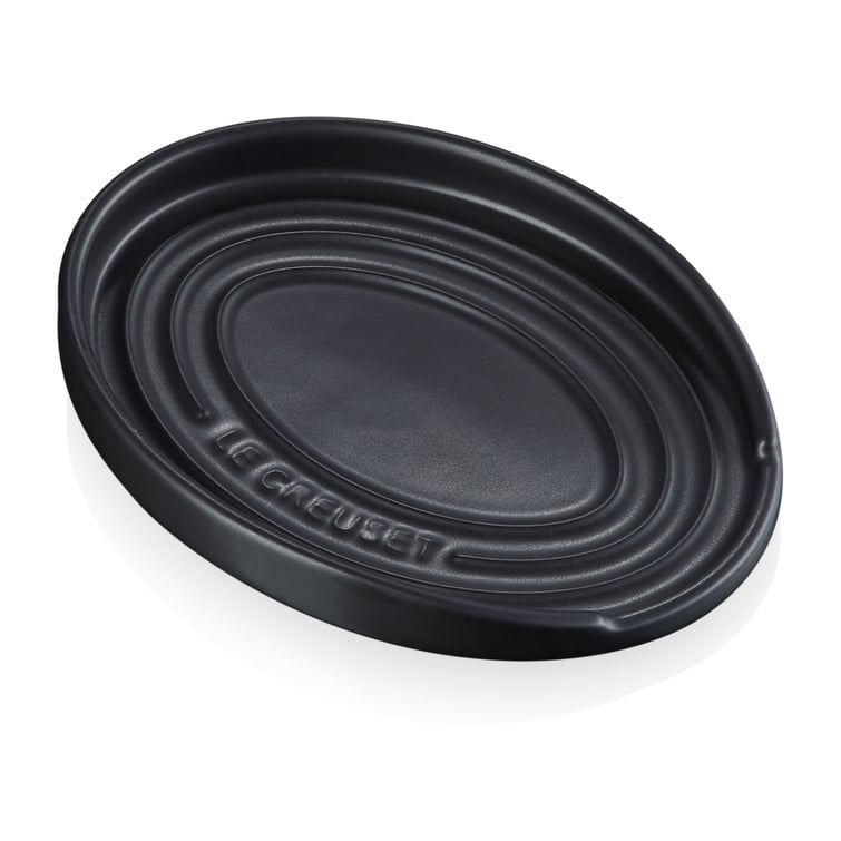 Le Creuset Oval Halter für Kochlöffel Matte black