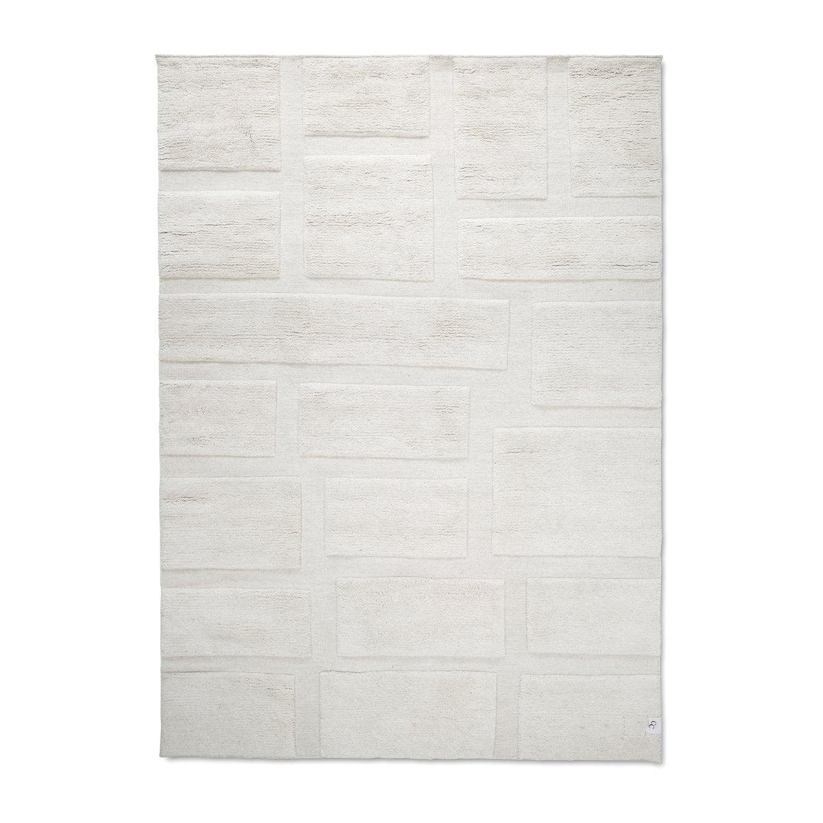 Classic Collection Bricks Wollteppich 200 x 300cm Ivory