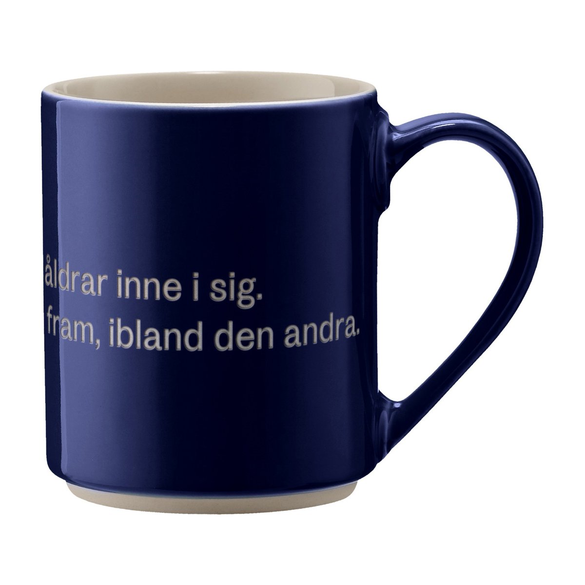 Design House Stockholm Astrid Lindgren Tasse, man har ju alla åldrar Schwedischer Text