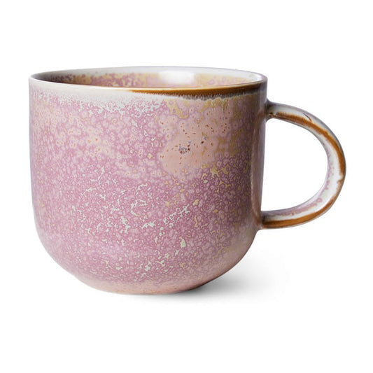 HKliving Home Chef Tasse mit Henkel 32cl Rustic pink