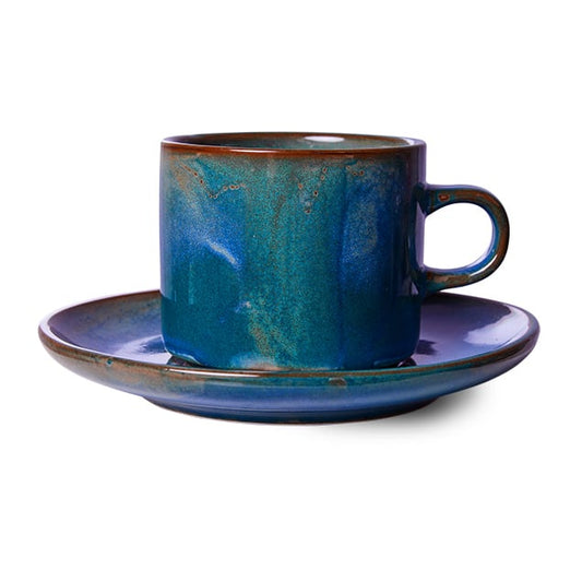 HKliving Home Chef Tasse 22cl Rustic blue