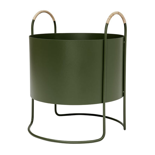 OYOY Maki Blumenkasten Ø40cm Olive