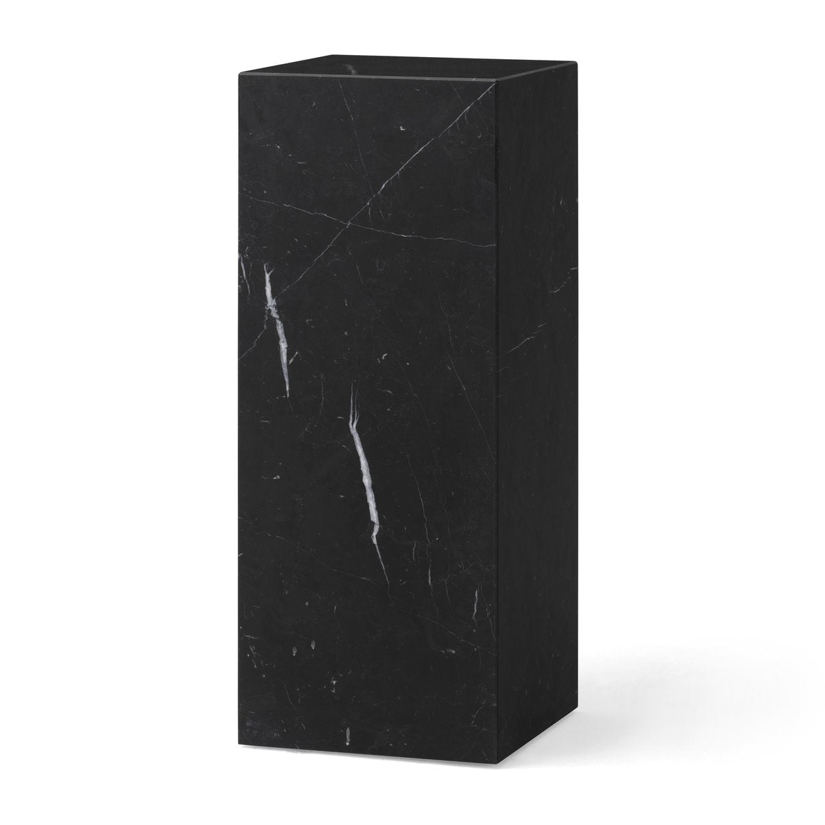 Audo Copenhagen Plinth Pedestal Blumentopfständer Nero Marquina