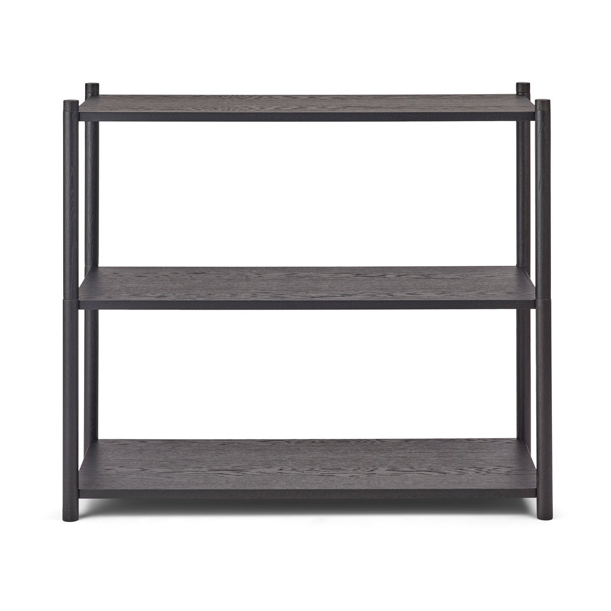 Gejst Sceene bookcase A Schwarz gebeizte Eiche