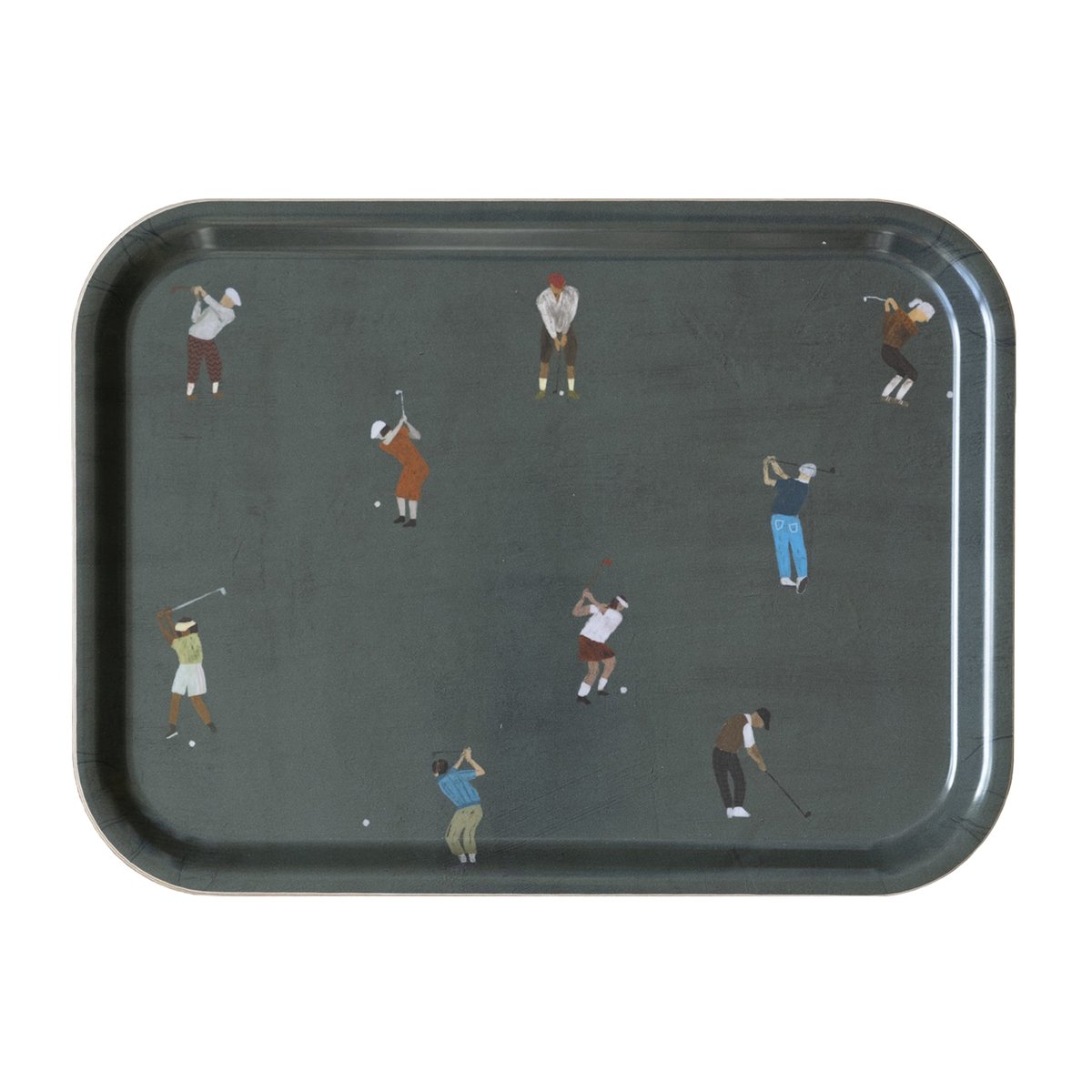 Fine Little Day Golfers Tablett 20 x 27cm