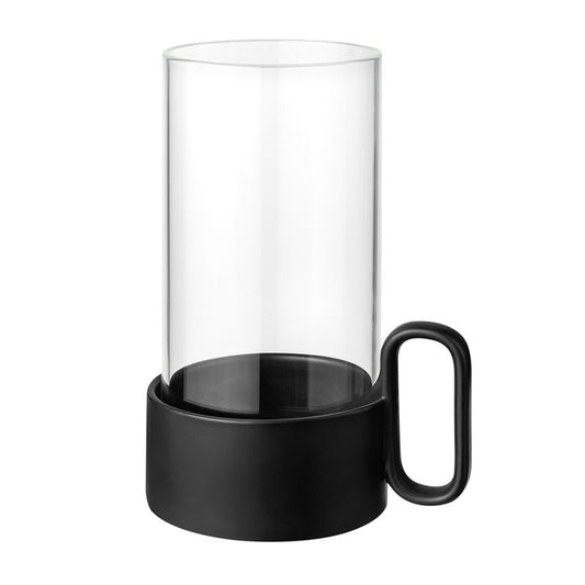 blomus Yuragi Windlicht 21cm Schwarz