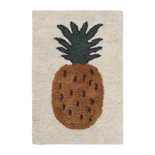 ferm LIVING Fruiticana Teppich S 80 x 120cm Pineapple