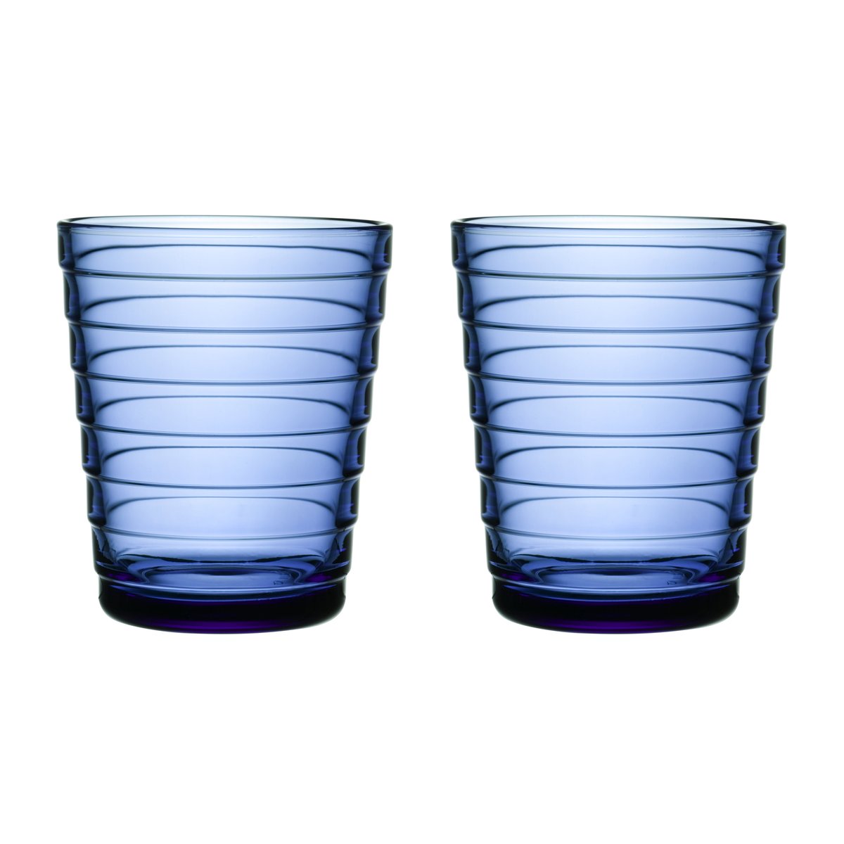 Iittala Aino Aalto Wasserglas 22cl im 2er Pack Ultramarinblau