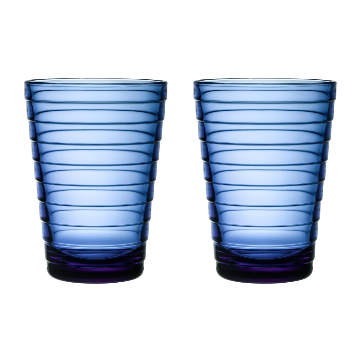 Iittala Aino Aalto Wasserglas 33cl im 2er Pack Ultramarinblau