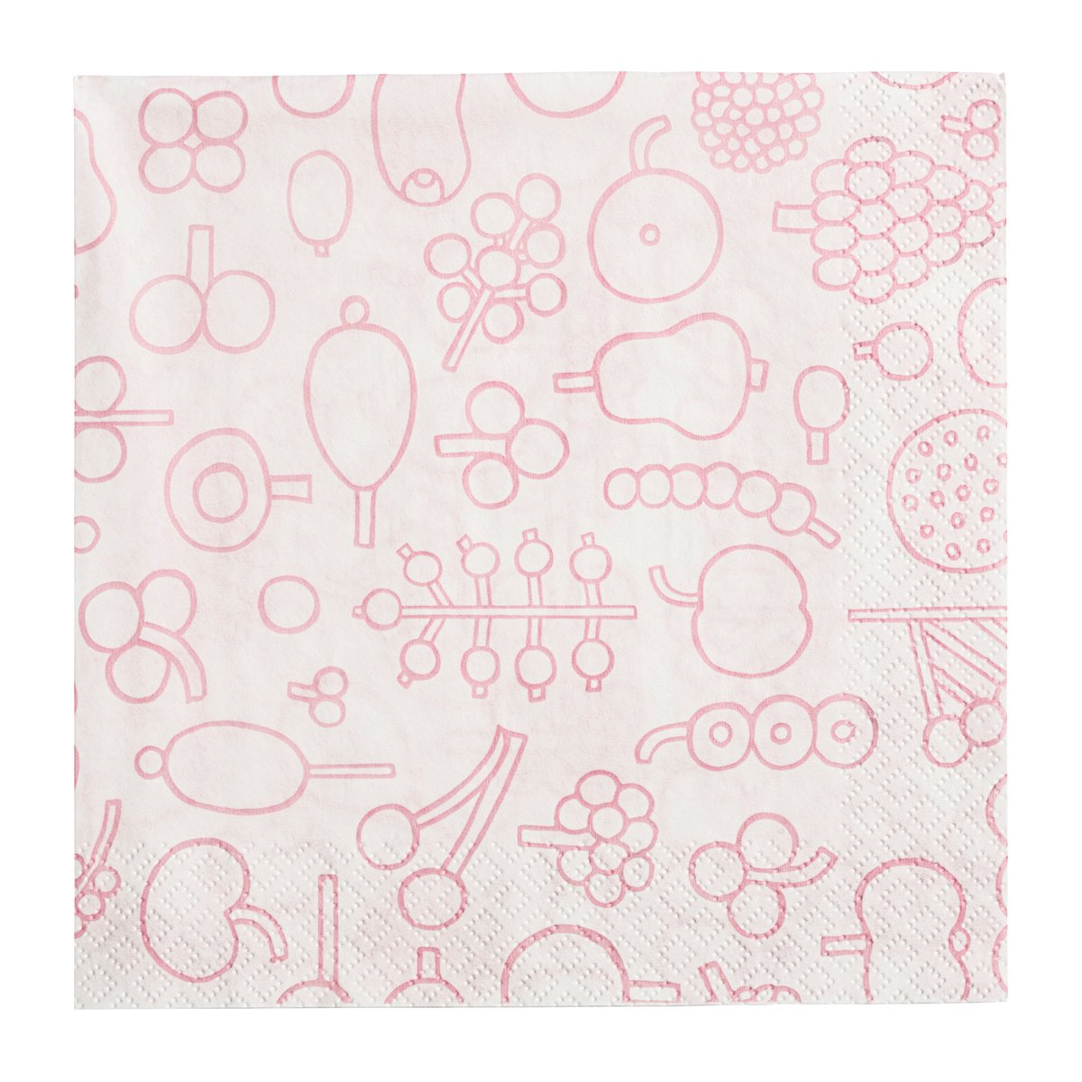 Iittala Oiva Toikka Frutta Serviette 20er Pack Rosa