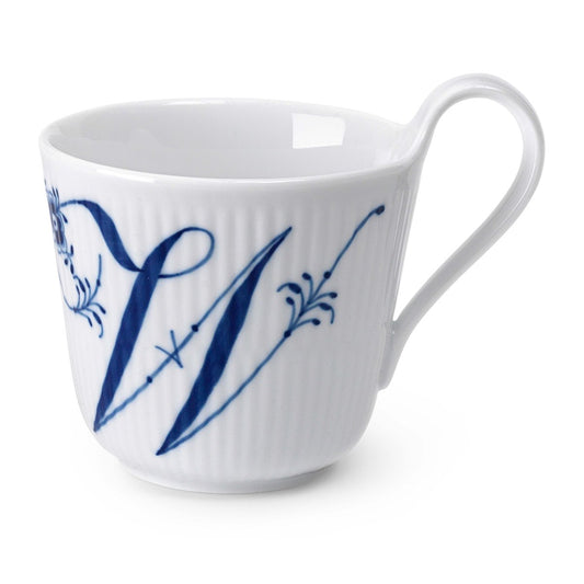 Royal Copenhagen Blue Fluted Plain Alphabet Tasse 33cl W