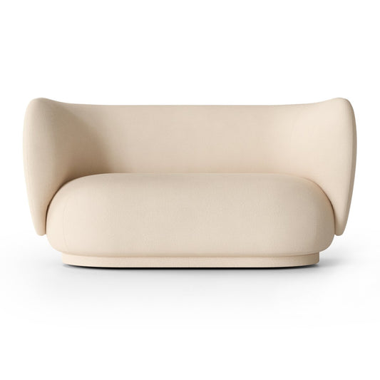 ferm LIVING Rico Sofa 2-Sitzer Brushed offwhite