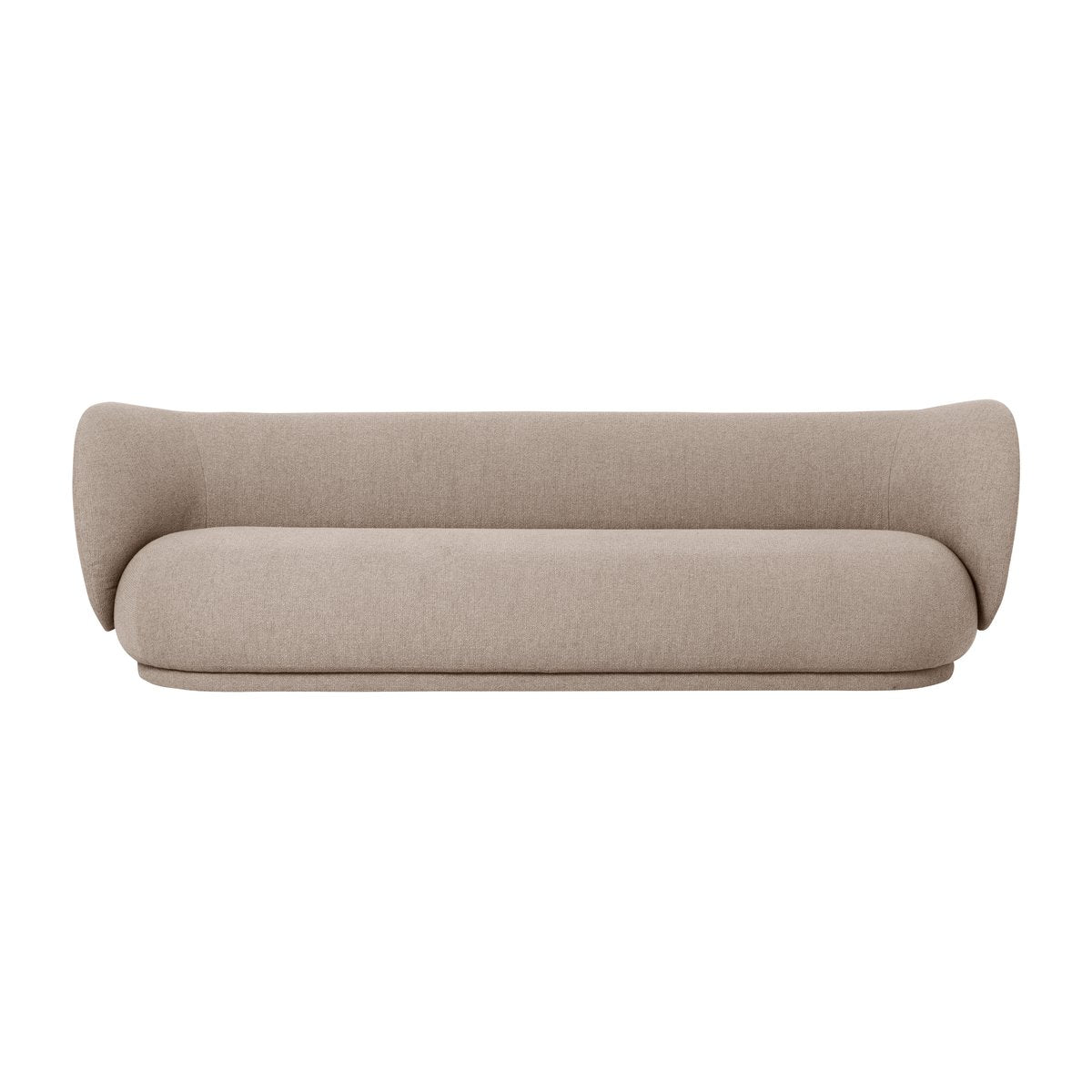 ferm LIVING Rico Sofa bouclé 4-Sitzer Bouclé sand