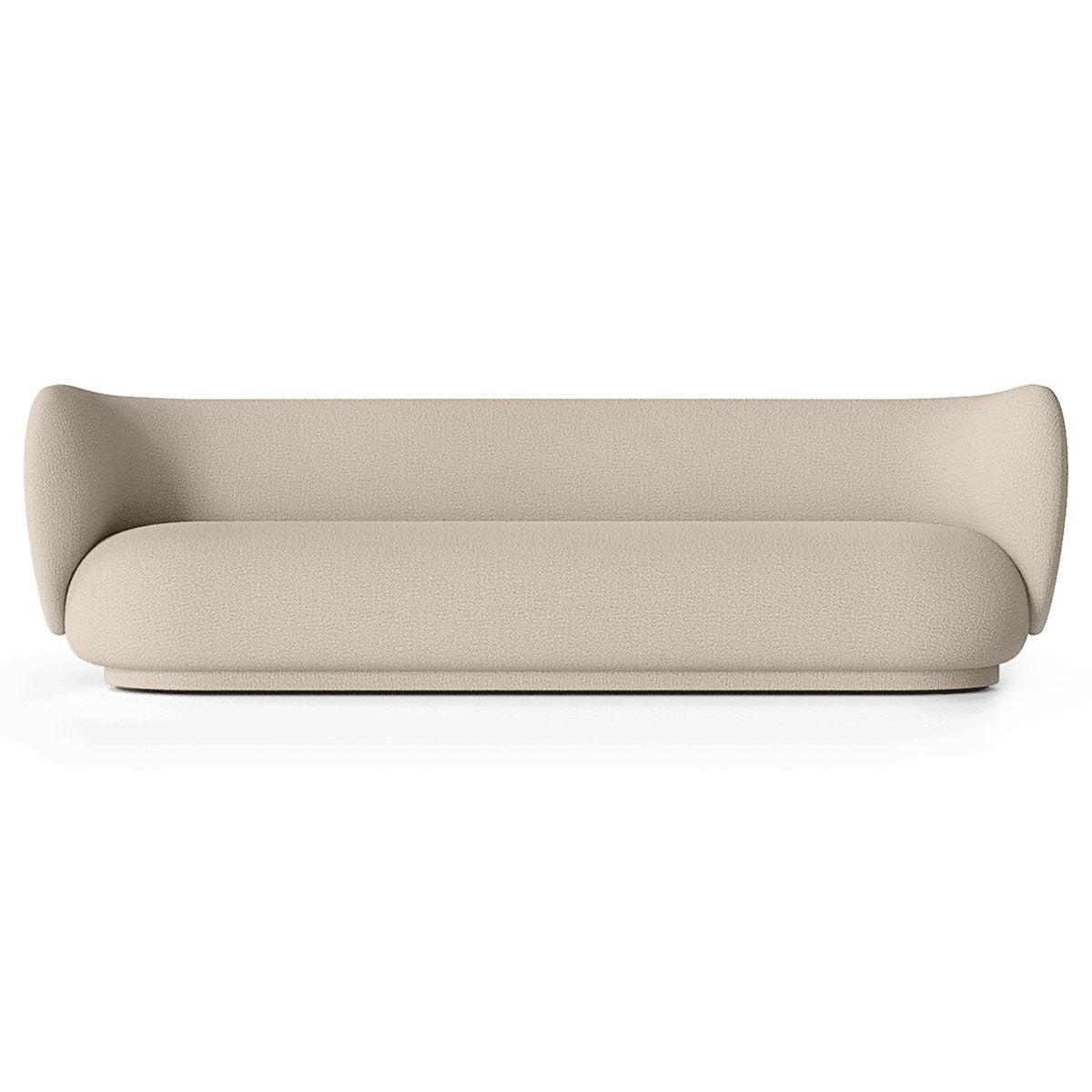 ferm LIVING Rico Sofa bouclé 4-Sitzer Wool bouclé natural