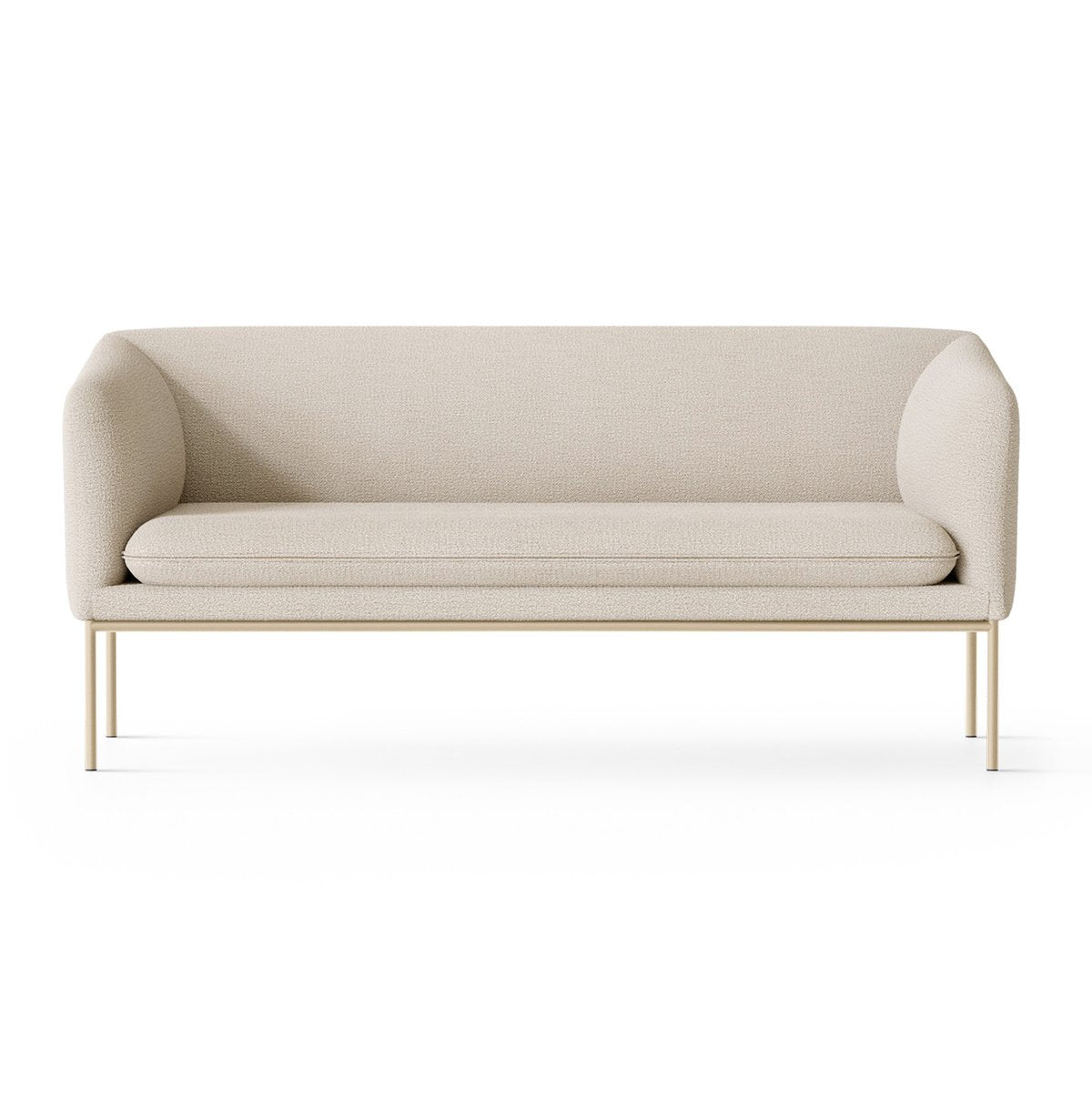 ferm LIVING Turn Sofa 2-Sitzer Cashmere bouclé offwhite