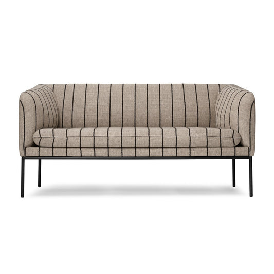 ferm LIVING Turn Sofa 2-Sitzer Pasadena (gestreift)