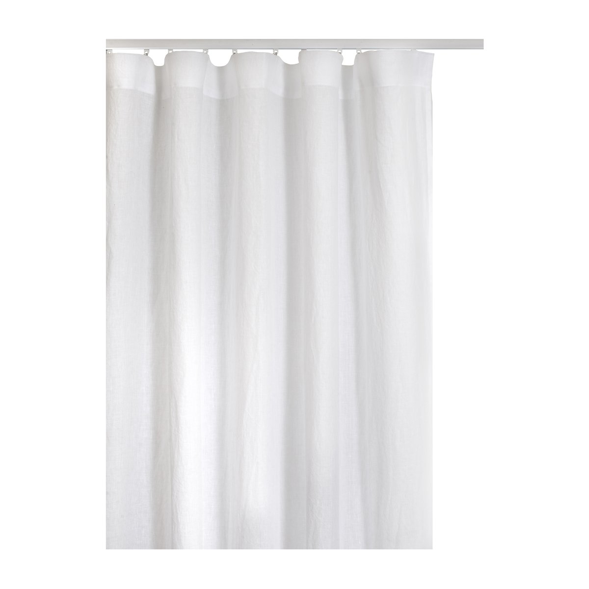 Himla Twilight Gardine mit Faltband 140 x 250cm White