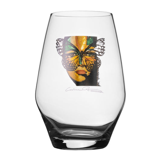 Carolina Gynning Golden Butterfly Tumbler-Glas 35cl Clear