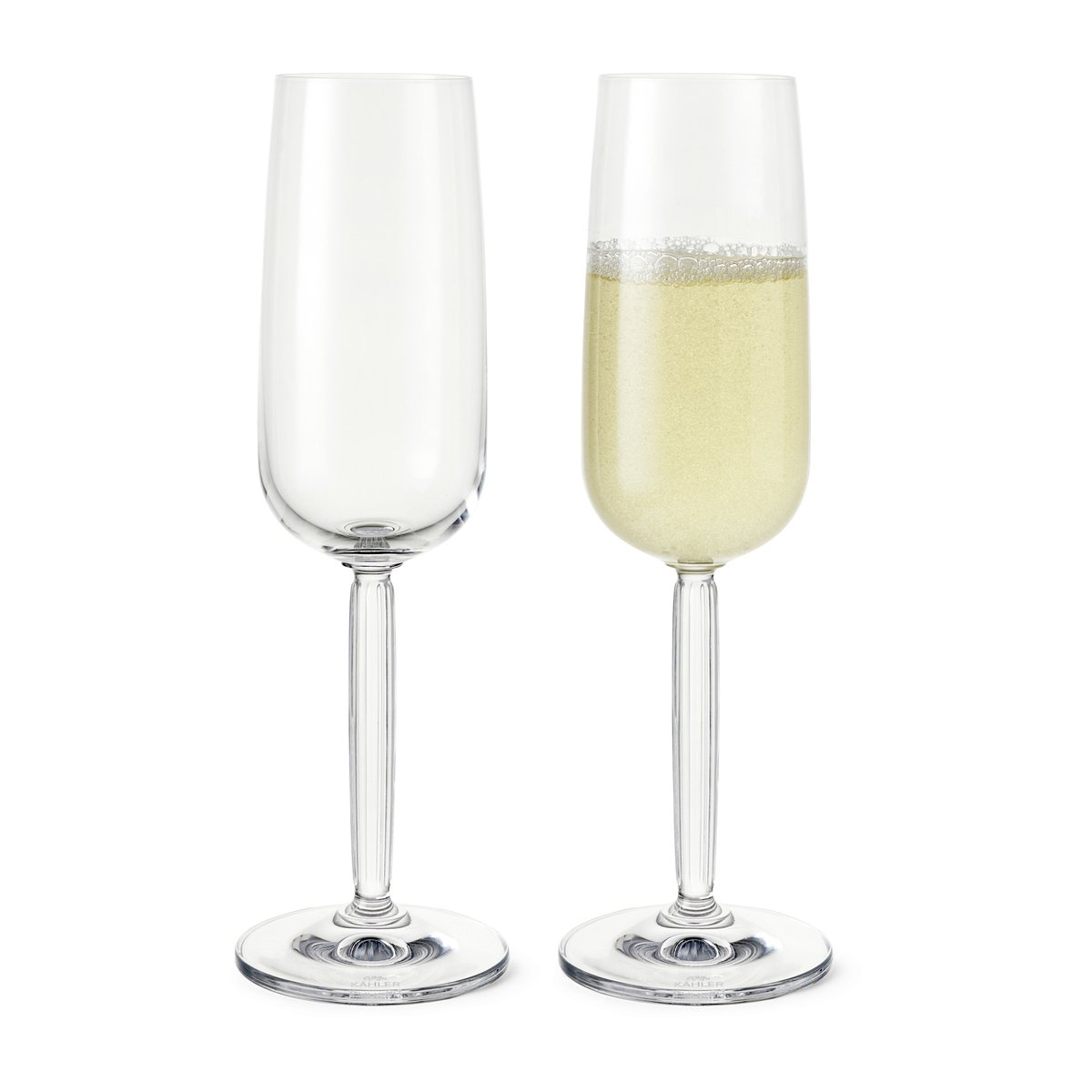 Kähler Hammershøi Champagneglas 24 cl 2-pack Klar