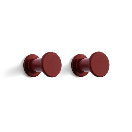 HAY Bolt Haken 2er Pack Ø2,8cm Red