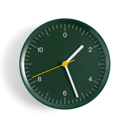 HAY Wall Clock Wanduhr Ø26,5cm Green