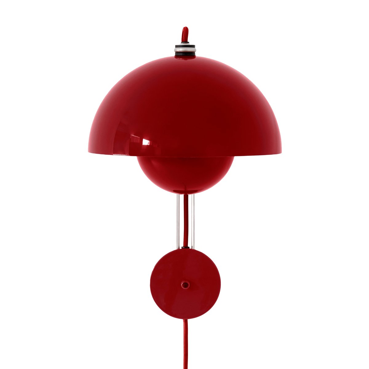 &Tradition Flowerpot vägglampa VP8 Vermilion red