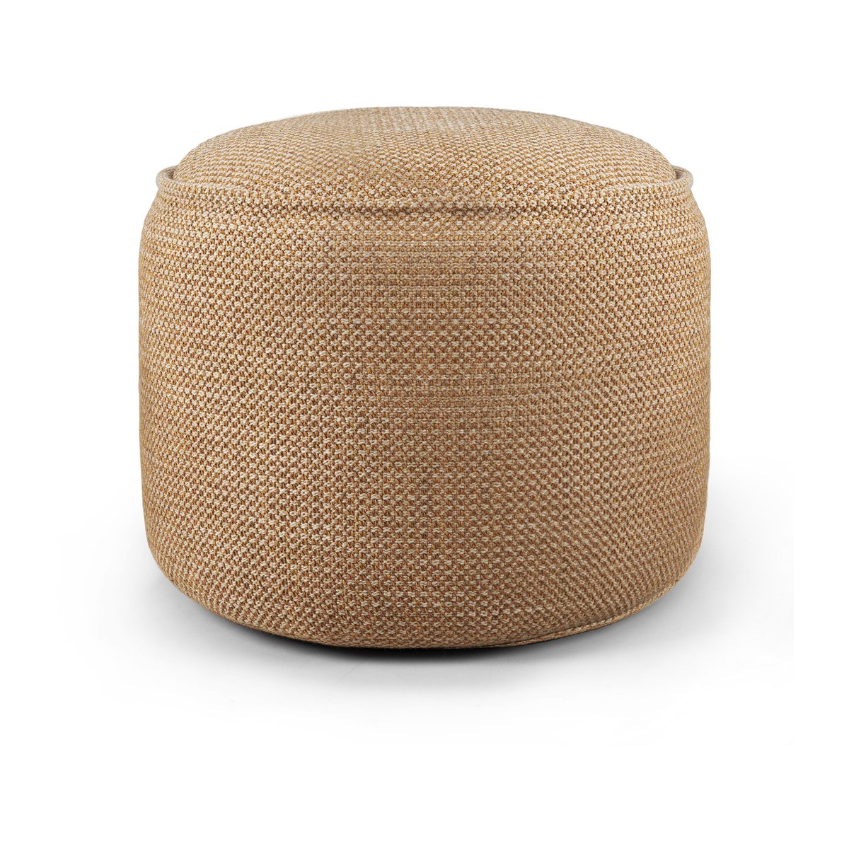 Ethnicraft Donut outdoor pouf sittpuff Marsala check