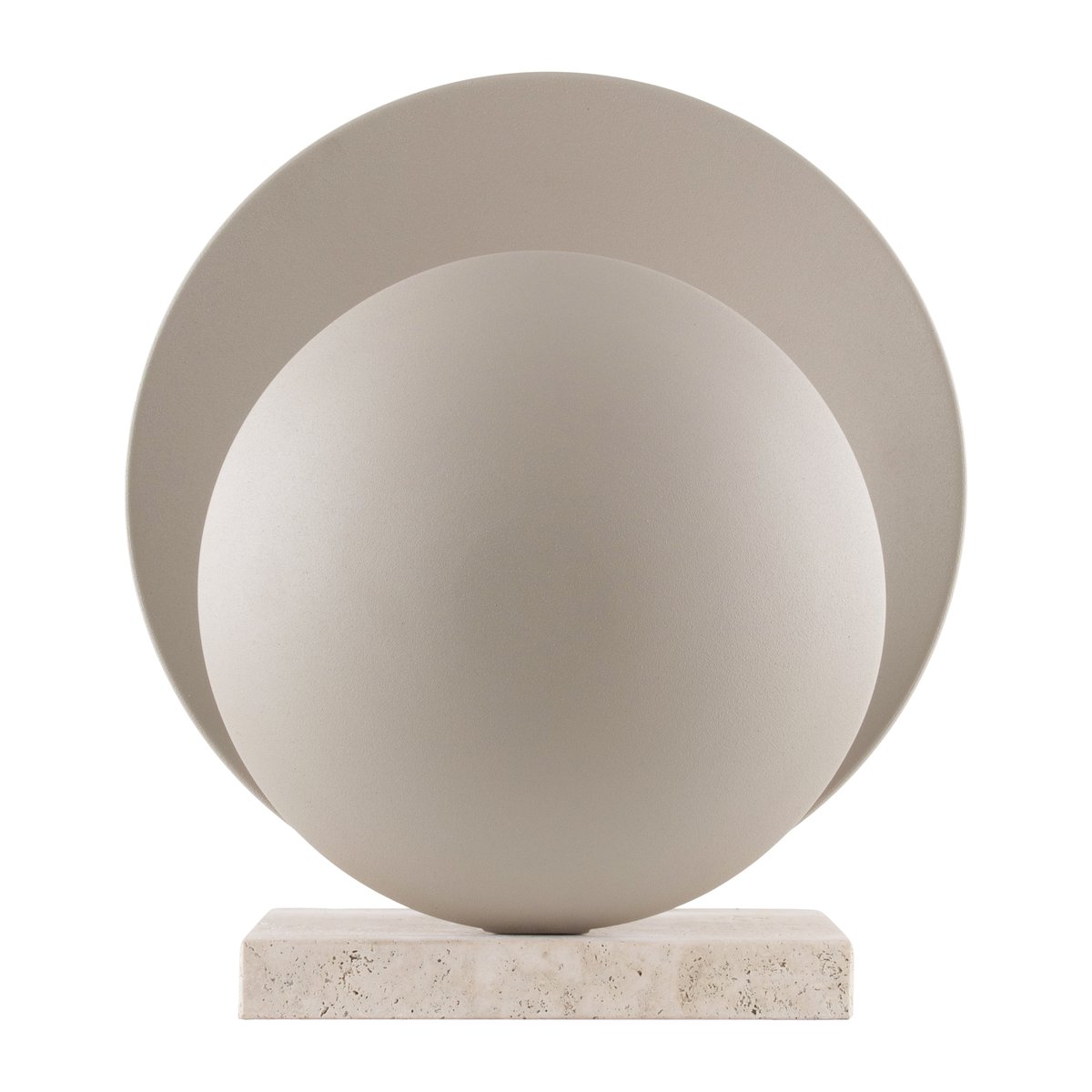 Globen Lighting Orbit Tischleuchte Beige-travertin