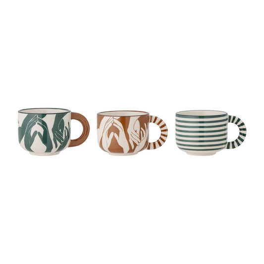 Bloomingville Carim Tasse 6,5cm 3 Teile Multi