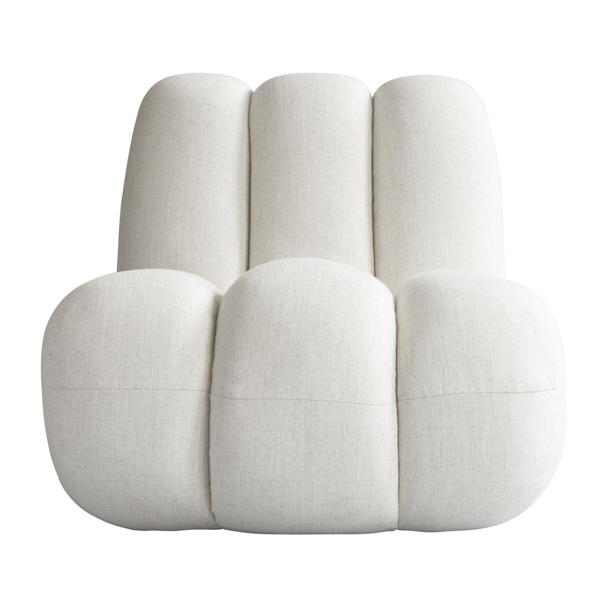 101 Copenhagen Toe Loungesessel linne White chalk