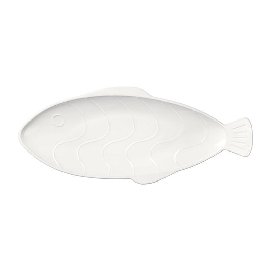 Broste Copenhagen Pesce fat 17,6x41,4 cm Transparent white