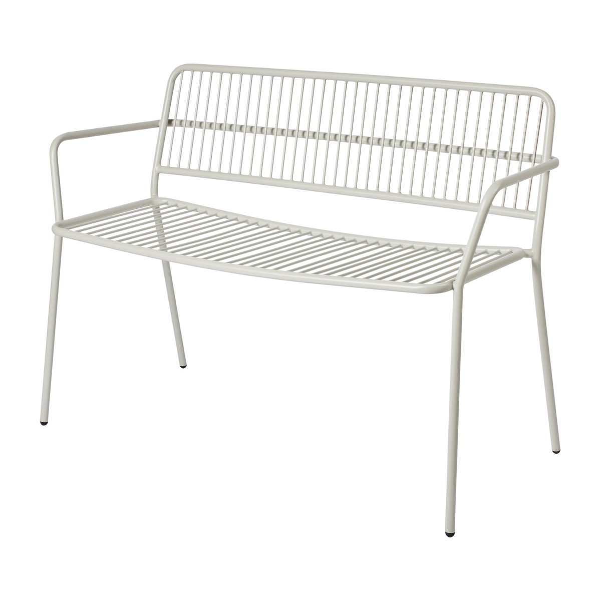 Broste Copenhagen Eden Bank mit Armstütze Beige grey