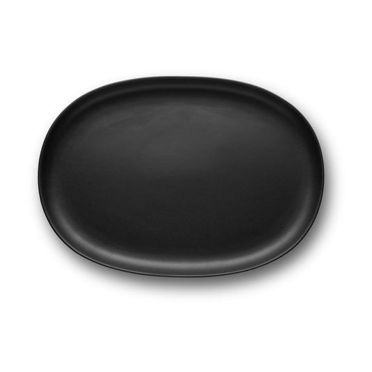 Eva Solo Nordic Kitchen ovaler Servierteller 36cm Schwarz